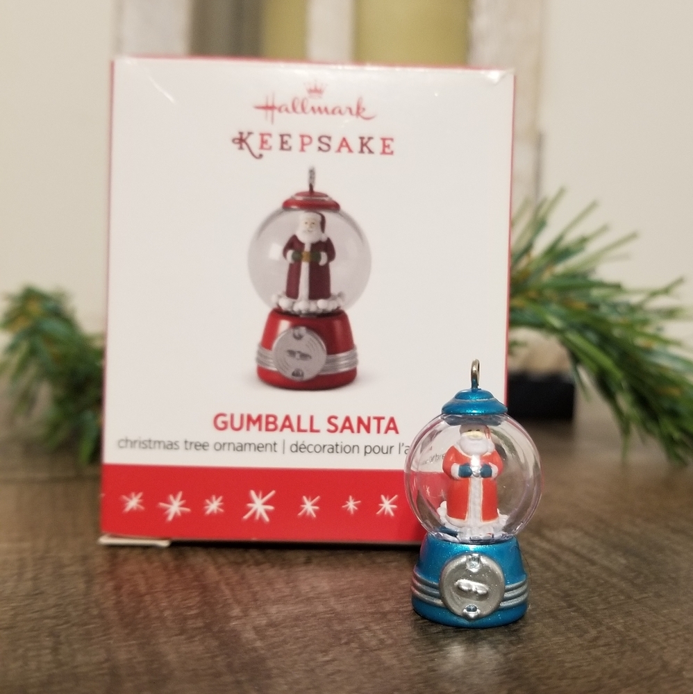Repaint Hallmark keepsake Gumball Santa